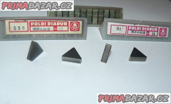 Břitové destičky  TNUN 160408  Pramet ČR (sada 12 ks) NOVÉ – fotografie 5