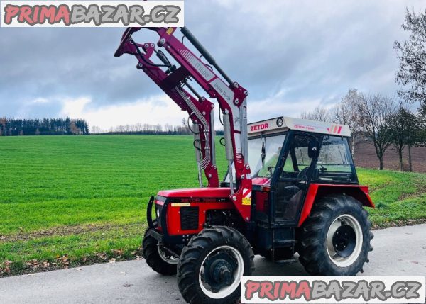 Traktor Zetor 7245 + čelní nakladač - velmi dobrém stavu – fotografie 3