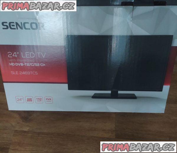 Sencor 24 LED TV plus zdarma k tv vnitřní anténu digitální DVB T2 – fotografie 2