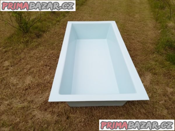 Obdélníková sklolaminátová nádoba 100x200 cm – fotografie 6