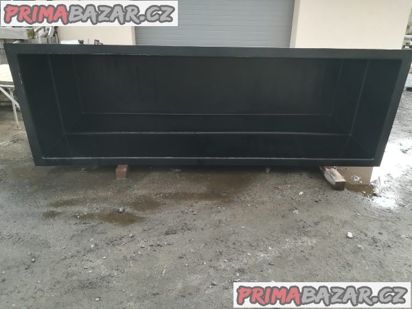 Obdélníková sklolaminátová nádoba 120x360 cm – fotografie 2
