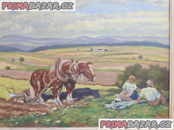 Olej na plátně_Hrbáč A._1948 – fotografie 1