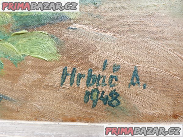 Olej na plátně_Hrbáč A._1948 – fotografie 3
