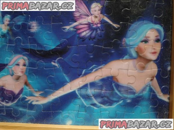 Zarámovaná barbie Mariposa puzzle – fotografie 2