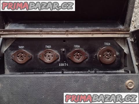 Velmi vzácný starožitný čtyřelektronkový zesilovač KLANGFILM 31612 – fotografie 1