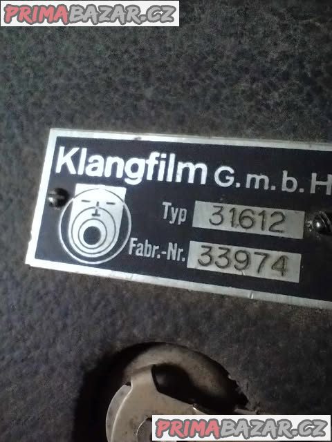 Velmi vzácný starožitný čtyřelektronkový zesilovač KLANGFILM 31612 – fotografie 2