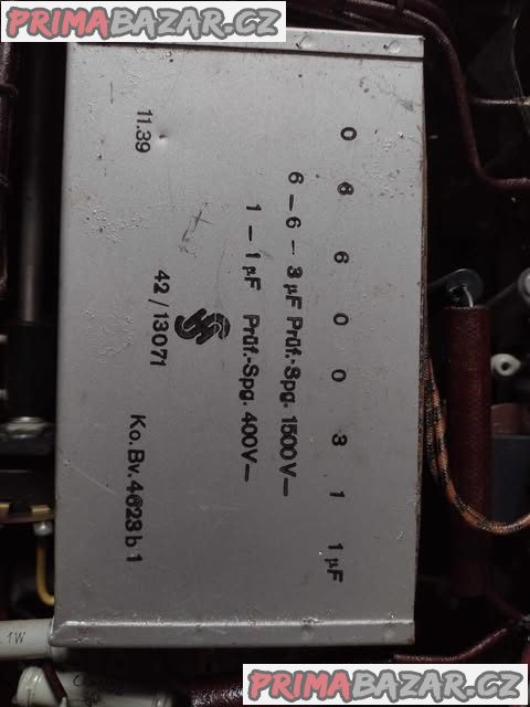 Velmi vzácný starožitný čtyřelektronkový zesilovač KLANGFILM 31612 – fotografie 7