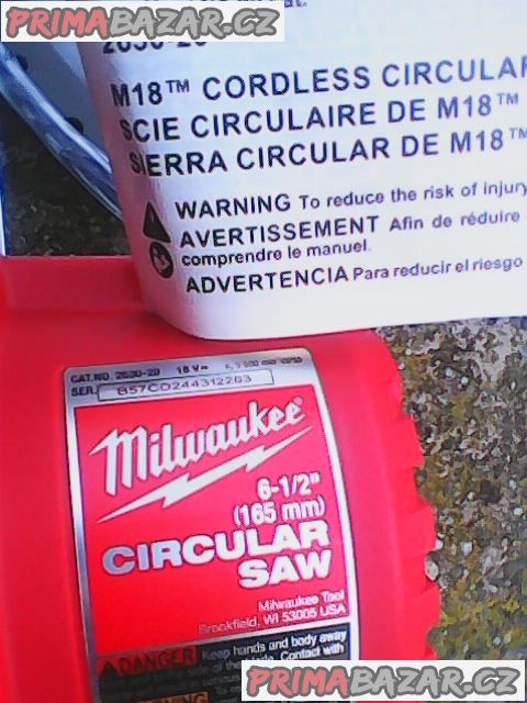 MILWAUKEE M18 HD18 CS-0 okružní pila - mafl 165mm – fotografie 3