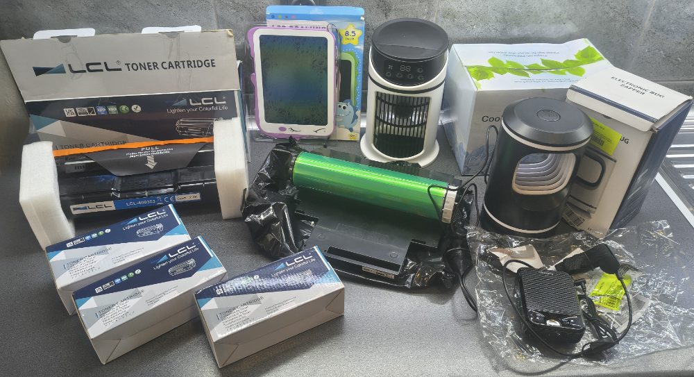 MIX elektro, tonery a jiné zboží na opravu nebo ND – fotografie 1