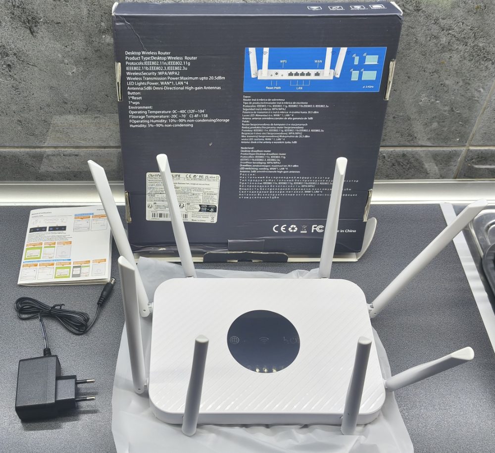 Bezdrátový router, 2.4G a 5G - CZ návod – fotografie 1