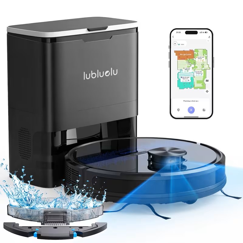 NOVÝ Lubluelu Robotický Vysavač Samovyprazdňování – fotografie 1
