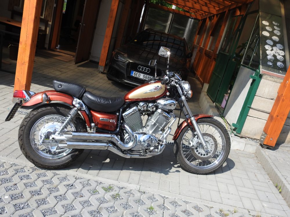 Yamaha Virago Nové Nerezové Laděné Výfuky Thundering Eagle – fotografie 9