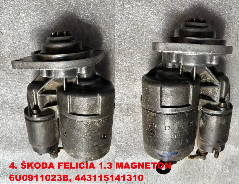 Startéry Škoda FAVORIT, FELICIA 1.3 + 1.6 – fotografie 3